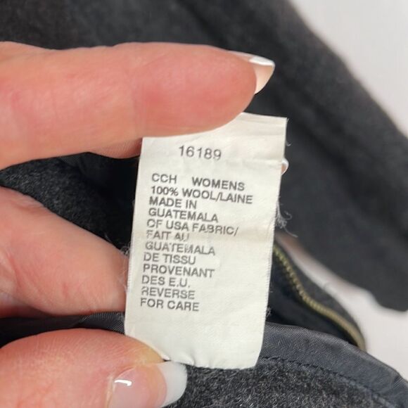 Woolrich Women’s Full Zip Charcoal Grey Hoodie Jacket. Size Small. - Picture 9 of 9